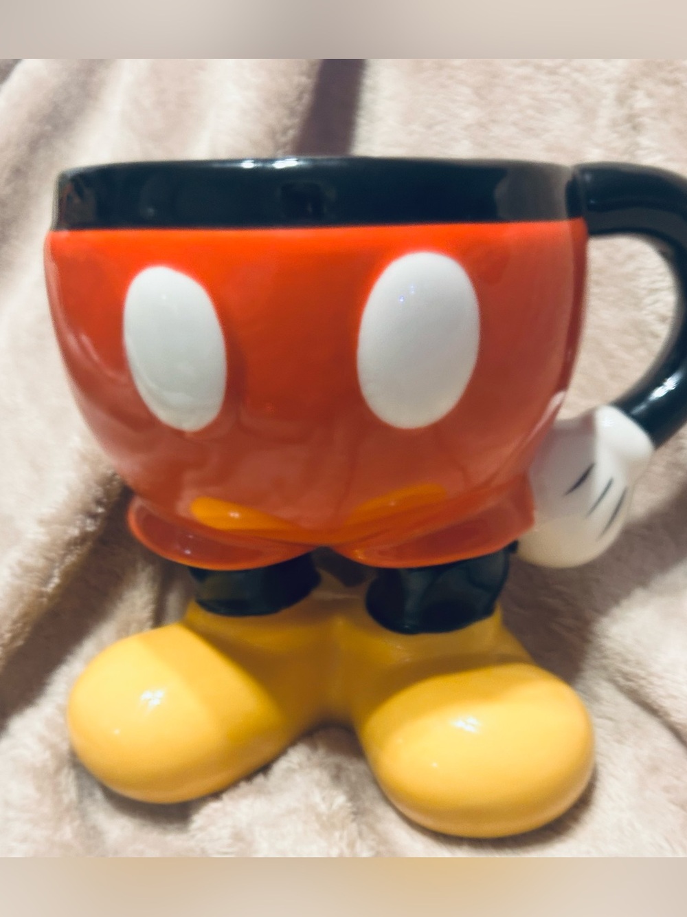 Vintage Mickey Mouse Red Pants and Yellow Shoes Mug